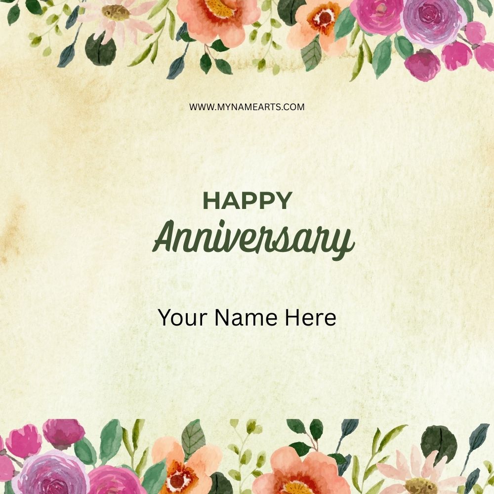 Happy Anniversary Card – Create Free Personalized Cards