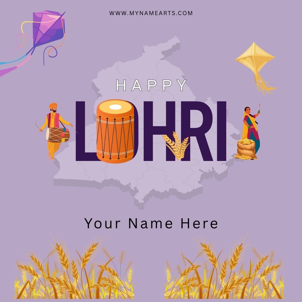 Happy Lohri Wish Card – Create Festive Wishes Online