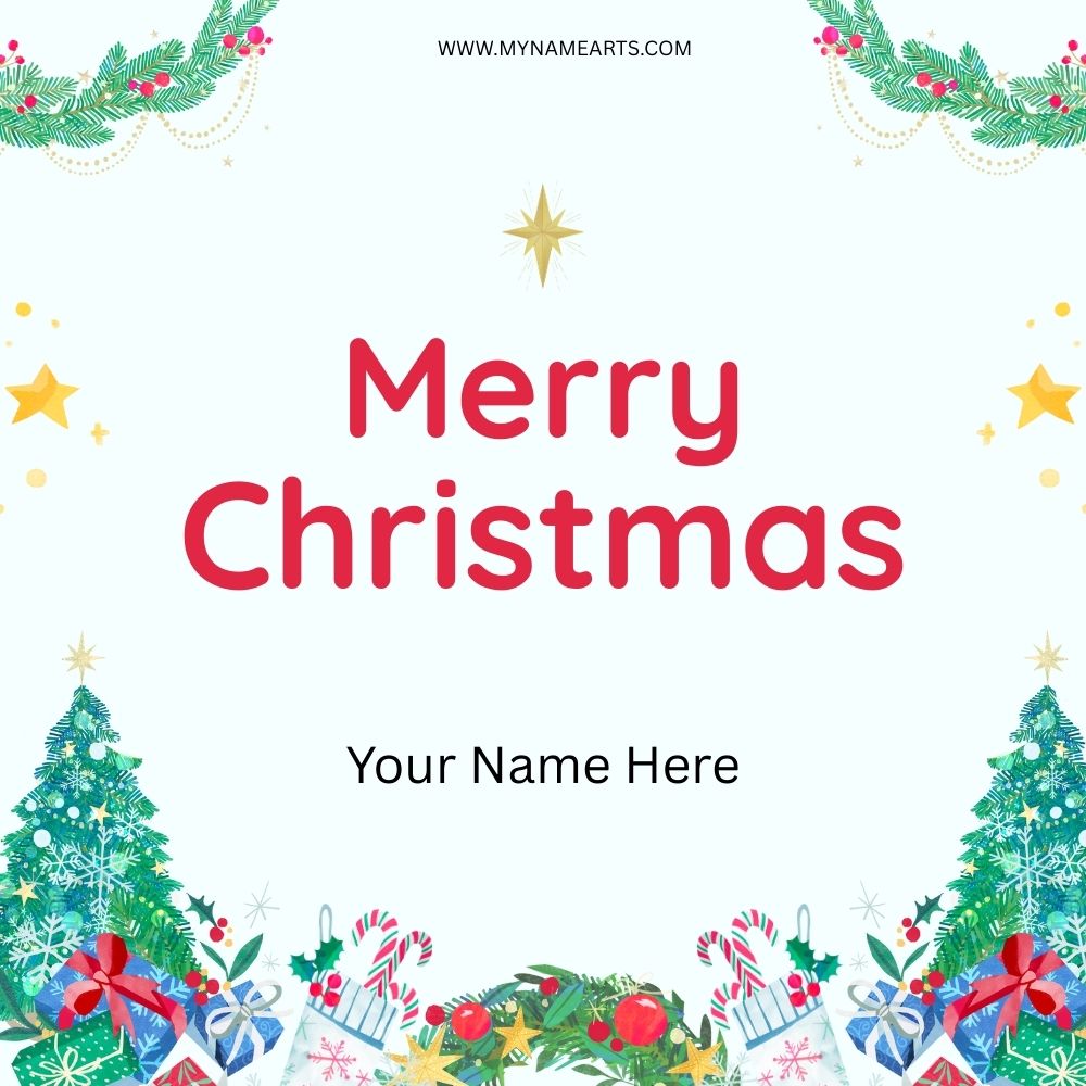 Merry Christmas Card – Make Your Own Holiday Greeting Card