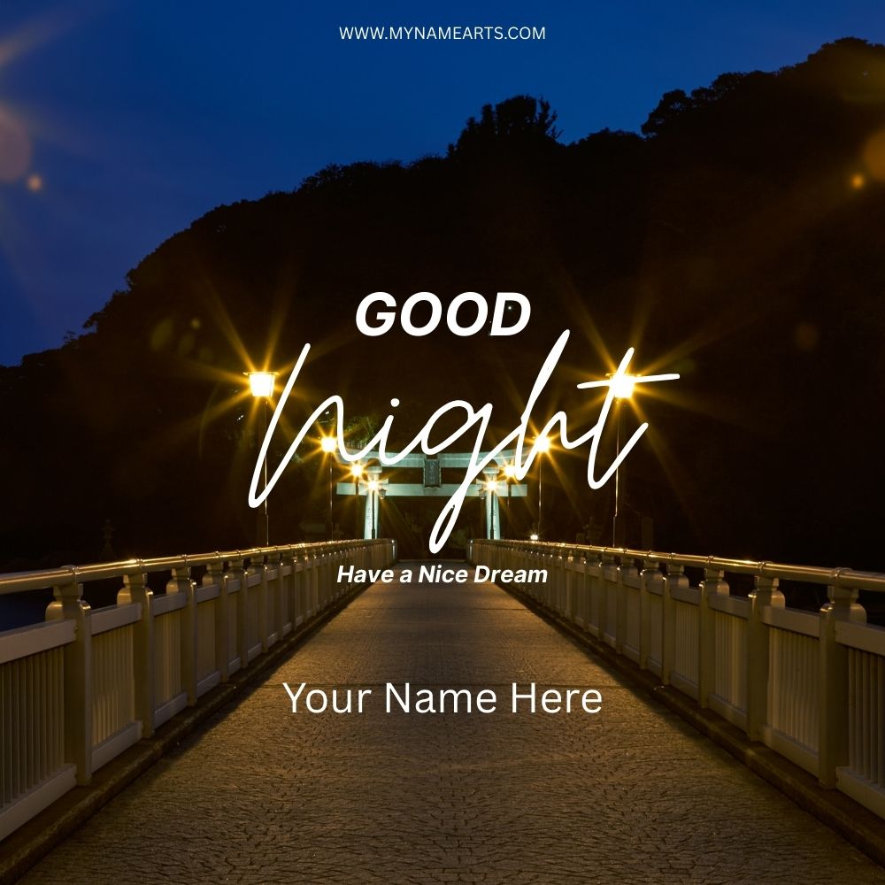 Good Night Card – Create Personalized Night Wishes Online
