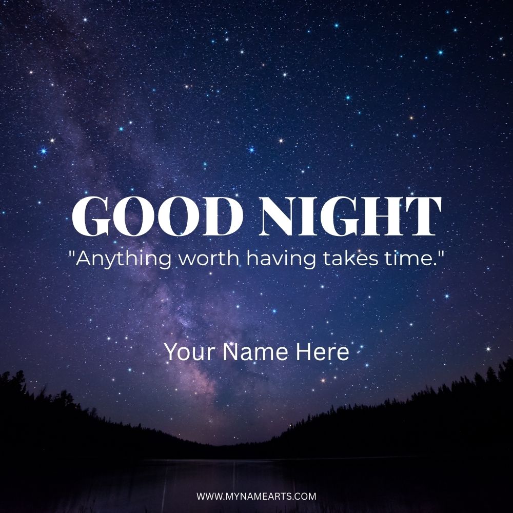 Good Night Photo Card – Create Custom Night Wishes Online