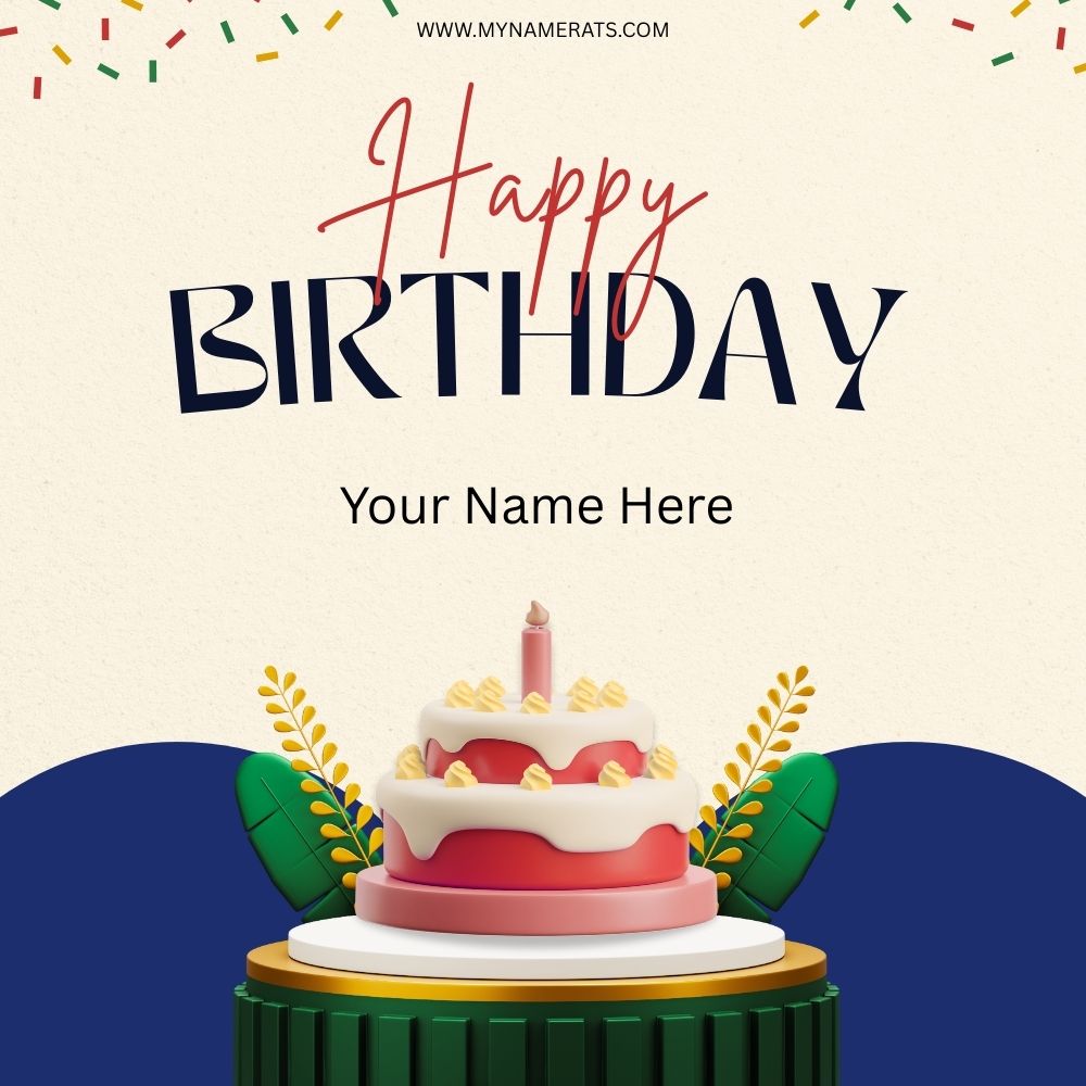 Happy Birthday Best Wishes Card – Send Love & Smiles