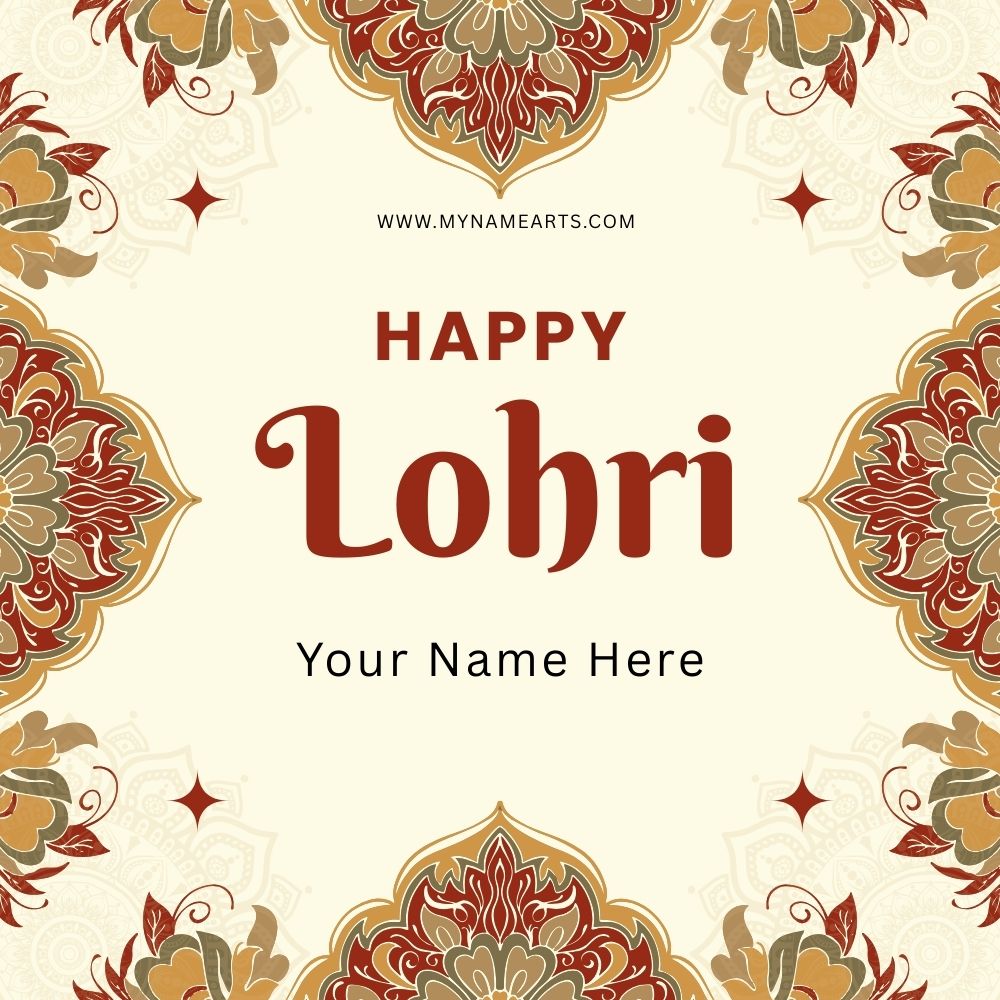 Happy Lohri Wish Card Online – Create Festive Greetings