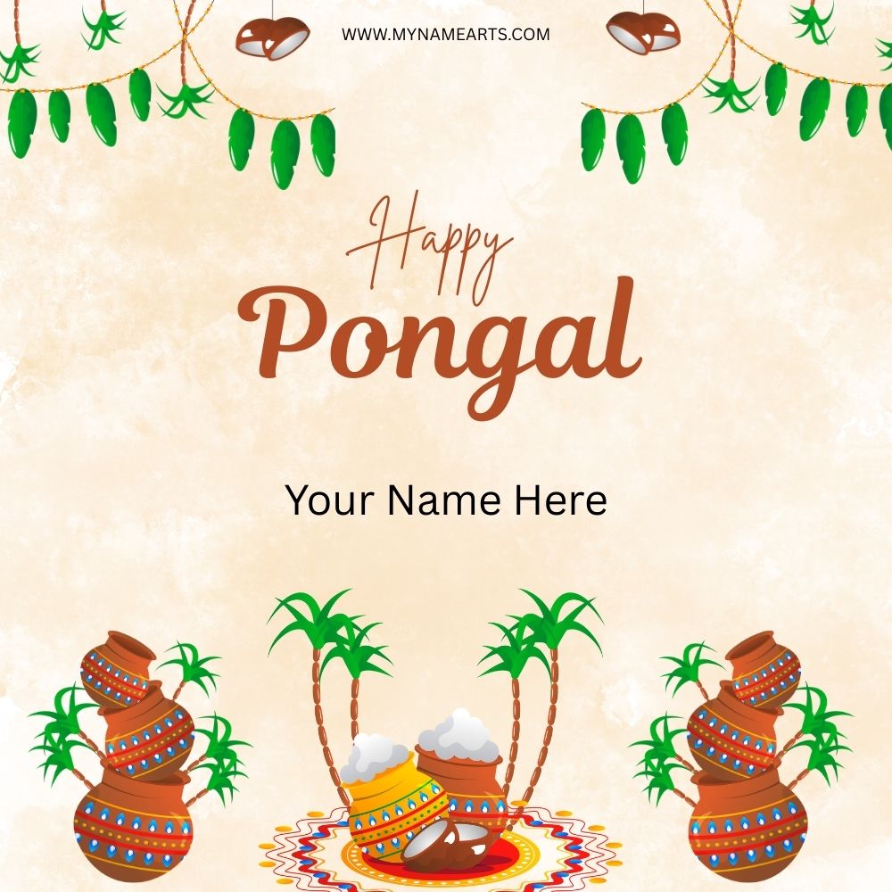Happy Pongal Best Wish Card Online – Share Festive Joy